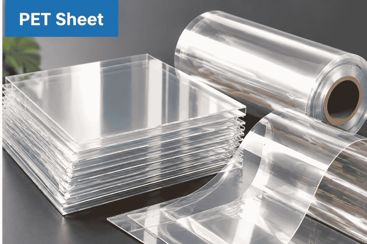 Clear PET Plastic Sheets and Rolls for Packaging Applications