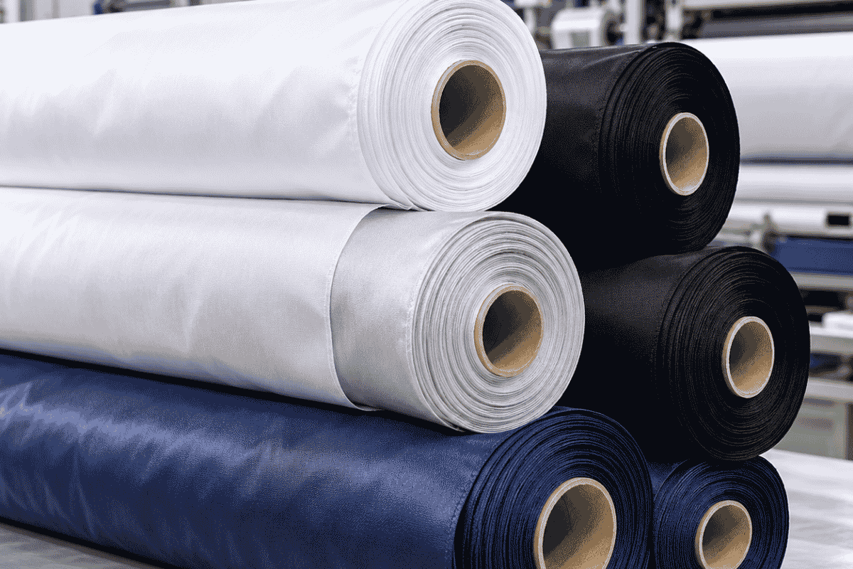 Taffeta Fabric Rolls for Garment Labels and Packaging